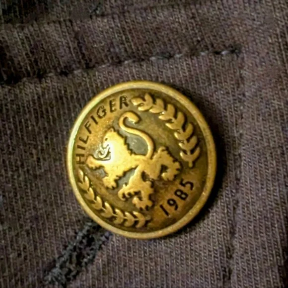 TOMMY HILFIGER Retail $110, Military Band Jacket, Navy, Women's XL, NWT - Picture 7 of 10